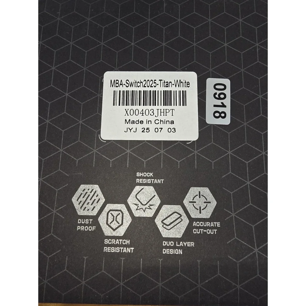 Titan MBA Case for Nintendo Switch 2025 Rugged Protective Case White NEW IN BOX!